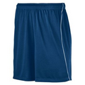 Adult Wicking Soccer Shorts w/Piping